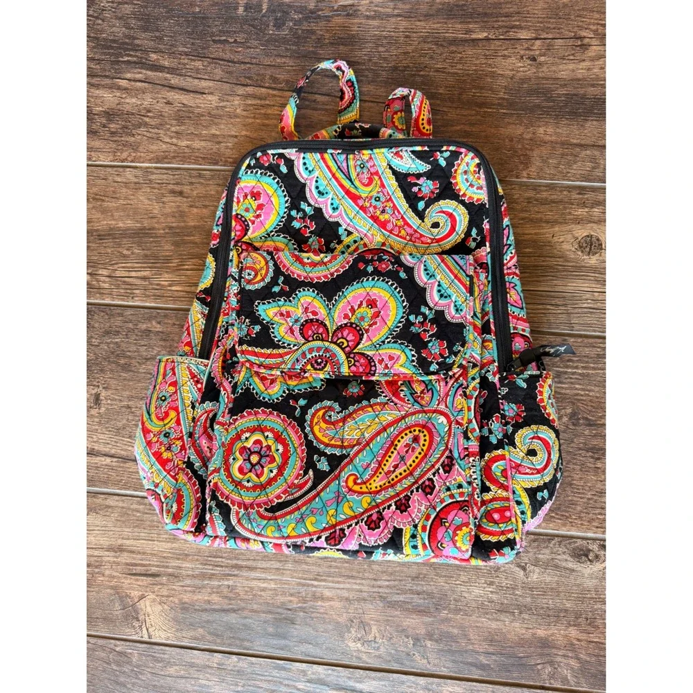 Vera Bradley Sun Valley Quilted Backpack, Floral one size Vera Bradley Women main image 4